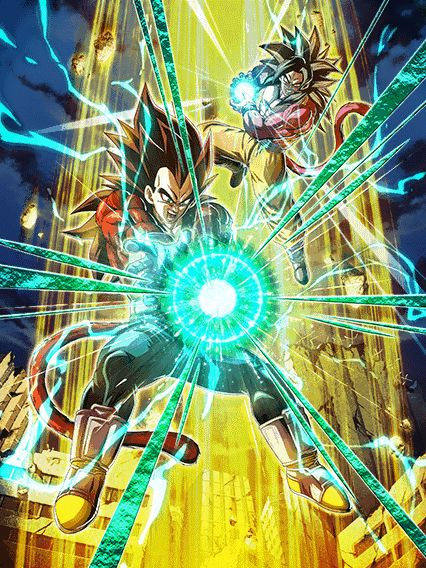 ドラゴンボールZ ドッカンバトル 超サイヤ人4孫悟空+超サイヤ人4ベジータ+ブルーベジット+ゴジータ+ベジット+ 最新 即時 ドッカンバトル』超サイヤ人4ベジータ＆孫悟空